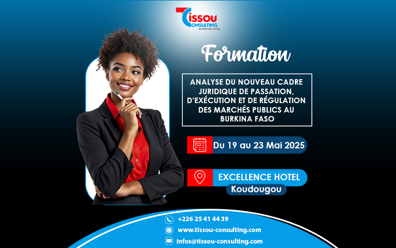 Formation spécialisée sur le nouveau cadre juridique des marchés publics au Burkina Faso